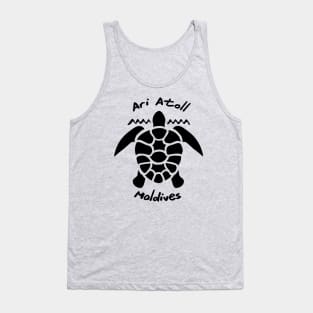 Ari Atoll, Maldives - Swimming with Sea Turtles Tank Top